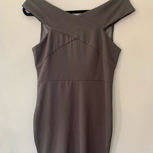 Grey AX knee length dress